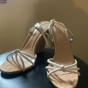 Strappy wedge sandals